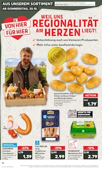 Kartoffeln im aktuellen Kaufland Prospekt (Offenbach (Main)) Kartoffeln im Kaufland Prospekt "RICHTIG FRISCH" mit 69 Seiten (Offenbach (Main))