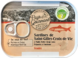 Sardines de Saint-Gilles-Croix-de-Vie - Pays Gourmand en promo chez Aldi Sardines de Saint-Gilles-Croix-de-Vie - Pays Gourmand dans le catalogue Aldi