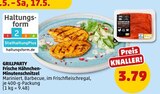 Frische Hähnchen-Minutenschnitzel von GRILLPARTY für 3,79 € bei Penny im Angebot Frische Hähnchen-Minutenschnitzel von GRILLPARTY im aktuellen Penny Prospekt