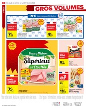 Saucisse Angebote im Prospekt "GROS VOLUMES = PETITS PRIX" von Carrefour auf Seite 20