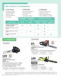 Offre Tronçonneuse dans le catalogue E.Leclerc du moment à la page 18