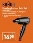 Reisehaartrockner Satin Hair 1 von Braun im aktuellen V-Markt Prospekt für 16,00 €