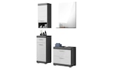 Aktuelles Badmöbel-Set SCHLOONSEE 4 teilig bestehend aus: Waschbeckenunterschrank Spiegel Unterschrank Hängeschrank Schloonsee Angebot bei Höffner in Erlangen ab 321,00 €
