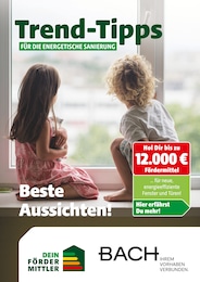 Bach Baustoffe Prospekt "Trend-Tipps für die energetische Sanierung" für Lippstadt, 7 Seiten, 09.05.2025 - 18.05.2025