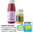 Smoothie im Angebot bei E center in Pirmasens Smoothie Angebote von Innocent bei E center Pirmasens für 1,49 €