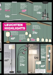 Aktueller Opti-Wohnwelt Prospekt mit Möbel, "Leuchten Highlights", Seite 3