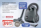 Bodensauger mit Beutel BGDS2BA1 im Angebot bei GLOBUS in Saarbrücken Bodensauger mit Beutel BGDS2BA1 Angebote von BOSCH bei GLOBUS Saarbrücken für 89,99 €