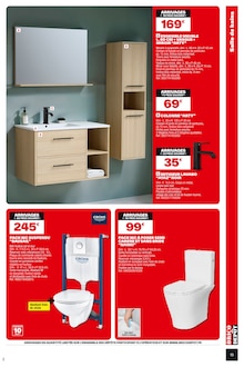 Promotion WC dans le prospectus Brico Dépôt, valable du 02/01/2026 au 29/01/2026 Promo WC dans le catalogue Brico Dépôt du moment à la page 15