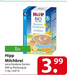 Hipp Milchbrei bei famila Nordost in Elmshorn Hipp Milchbrei im Angebot bei famila Nordost Elmshorn für 3,99 €