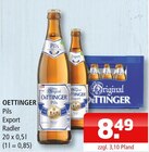 Pils oder Export oder Radler bei Getränke Oase im Prospekt "" für 8,49 €