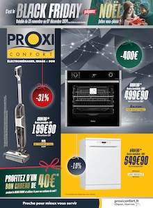 Prospectus Proxi Confort à Louzac-Saint-André, "C'est le BLACK FRIDAY préparez NOËL", 8 pages de promos valables du 25/11/2024 au 07/12/2024