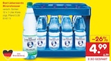 Mineralwasser im Netto Marken-Discount Prospekt Mineralwasser von Bad Liebenwerda im aktuellen Netto Marken-Discount Prospekt für 4,99 €