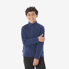 Fleecepullover Kinder Gr. 122–170 1/2 Reißverschluss Wandern - MH100 marineblau für 6,99 € bei Decathlon im Angebot Fleecepullover Kinder Gr. 122–170 1/2 Reißverschluss Wandern - MH100 marineblau im aktuellen Decathlon Prospekt
