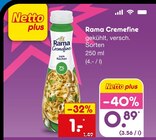 Cremfine Angebote von Rama bei Netto Marken-Discount Dachau für 0,89 €