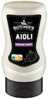 Aioli von Butcher's für 1,19 € bei REWE im Angebot Aioli von Butcher's im aktuellen REWE Prospekt