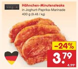 Hähnchen-Minutensteaks im Angebot bei Netto Marken-Discount in Baden-Baden Hähnchen-Minutensteaks Angebote bei Netto Marken-Discount Baden-Baden für 3,79 €