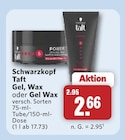 combi - Taft Gel Angebot im Prospekt Taft Gel bei combi im Prospekt "" für 2,66 €