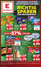 Kaufland Supermarkt Prospekt der aktuellen Woche mit 75 Seiten, gültig von 27.07.2026 bis 29.07.2026, in Borken und Umgebung Aktueller Kaufland Supermarkt Prospekt in Borken und Umgebung, "Hier bin ich richtig" mit 75 Seiten, 27.07.2026 - 29.07.2026