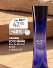 Damen Parfum im Müller Prospekt CODE FEMME Eau de Parfum von ARMANI im aktuellen Müller Prospekt für 47,95 €