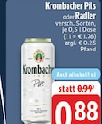 Aktuelle Krombacher Angebote bei E center in Marl Aktuelles Pils Angebot bei E center in Marl ab 0,88 €