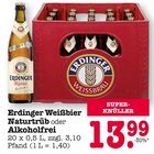 Weißbier Naturtrüb oder Alkoholfrei Angebote von Erdinger bei E center Frankenthal für 13,99 €