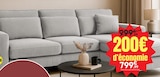 Canapé gris - Maxi Bazar à Villeneuve-Loubet Canapé gris en promo chez Maxi Bazar Villeneuve-Loubet à 799,99 €