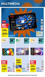 Promos Télévision dans le catalogue "LE MOIS DES SUPPORTERS" de Carrefour Télévision en promo dans le catalogue Carrefour à la page 84