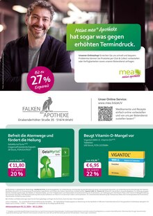 mea - meine apotheke Prospekt "Unsere November-Angebote" mit  Seiten (Wiehl)