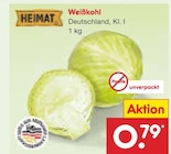 Weißkohl von Heimat im aktuellen Netto Marken-Discount Prospekt