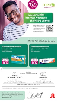 mea - meine apotheke Prospekt der KW 23 "Unsere Juni-Angebote" Aktueller mea - meine apotheke Prospekt "Unsere Juni-Angebote" Seite 1 von 4 Seiten