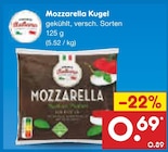 Aktuelles Mozzarella Kugel Angebot bei Netto Marken-Discount in Bielefeld ab 0,69 €