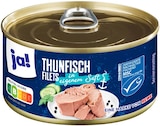 Thunfisch-Filets in eigenem Saft Angebote von ja! bei REWE Hanau für 1,39 €