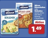 Käsescheiben Benjamin Angebote von Milram bei combi Oldenburg für 1,49 €