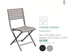 Chaise Canna - Botanic à Antibes Chaise Canna en promo chez Botanic Antibes à 84,99 €
