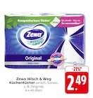 Wisch & Weg Küchentücher Angebote von Zewa bei Hieber Freiburg für 2,49 €