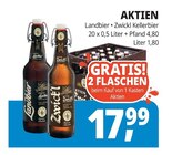 Landbier oder Zwickl Kellerbier bei Getränke Hörl im Prospekt "" für 17,99 €