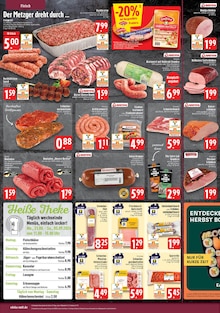 Wurst im aktuellen EDEKA Prospekt (Mönchengladbach) Wurst im EDEKA Prospekt "Aktuelle Angebote" mit 8 Seiten (Mönchengladbach)