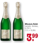 Mumm Sekt Angebote von Mumm bei E center Baden-Baden für 3,99 €