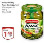 Knax Gewürzgurken Angebote von Hengstenberg bei GLOBUS Herne für 1,49 €