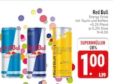 Aktuelles Red Bull Energy Drink oder Red Bull Sugarfree oder Red Bull The Yellow Edition Angebot bei EDEKA in Regensburg ab 1,00 €