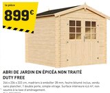 Promo Abri de jardin en épicéa non traité à 899,00 € dans le catalogue Tout Faire à Saint-Maximin-la-Sainte-Baume