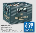 Bier Angebote von Ratskrone bei diska Coburg für 6,99 €