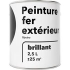 Peinture extérieur métal 2,5 L noir brillant glycero en promo chez Brico Dépôt Lorient à 15,90 €
