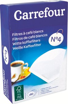 Filtres à café blancs - Carrefour Market à Nanterre Filtres à café blancs en promo chez Carrefour Market Nanterre à 0,81 €