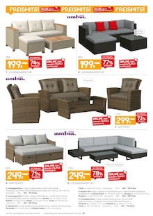 Gartensitzmöbel im XXXLutz Möbelhäuser Prospekt "GARTEN-PREISHITS" mit 6 Seiten (Mannheim)