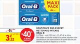 Dentifrice Pro Expert Nettoyage Intense - Oral B en promo chez Intermarché Hyper Dentifrice Pro Expert Nettoyage Intense - Oral B dans le catalogue Intermarché Hyper
