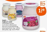 Joghurt mild bei tegut im Sondershausen Prospekt für 1,29 €