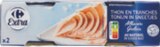Thon en tranche Albacore au naturel - CARREFOUR EXTRA en promo chez Carrefour Thon en tranche Albacore au naturel - CARREFOUR EXTRA dans le catalogue Carrefour
