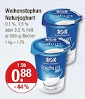 Weihenstephan im V-Markt Prospekt Naturjoghurt von Weihenstephan im aktuellen V-Markt Prospekt für 0,88 €