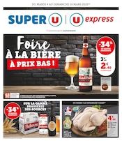 Prospectus U Express à Chatou, "Foire À LA BIÈRE À PRIX BAS !", 16 pages de promos valables du 04/03/2025 au 16/03/2025